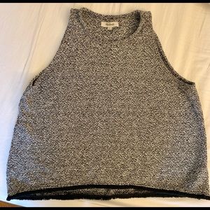 Madewell tweed style cut in tank